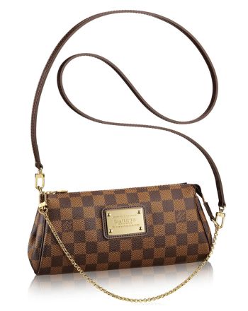 Louis Vuitton Damier Canvas Eva Clutch N55213 Brown